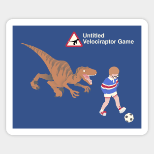 Untitled Velociraptor Game Sticker